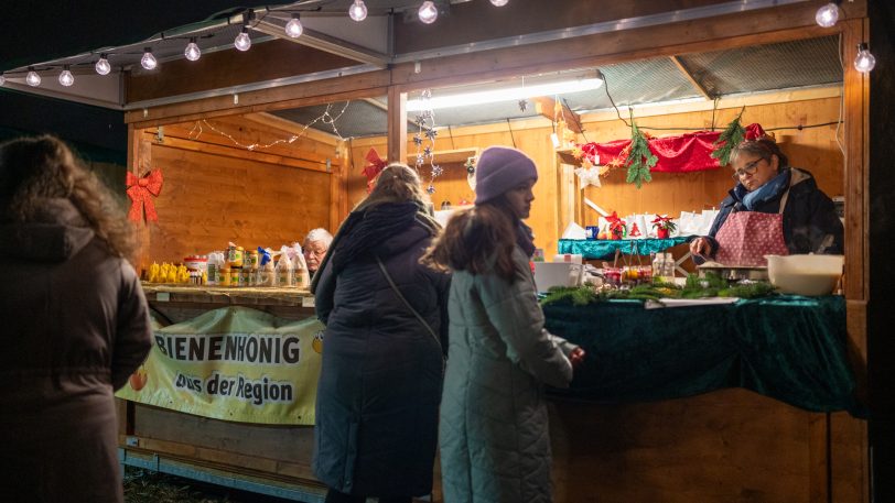 Der wewole-Adventsmarkt auf dem Gelände der Gärtnerei und Floristik an der Nordstraße lud an zwei Tagen zum Stöbern nach Geschenkideen ein.