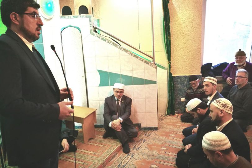 Morgengebet der Islamischen Gemeinschaft.