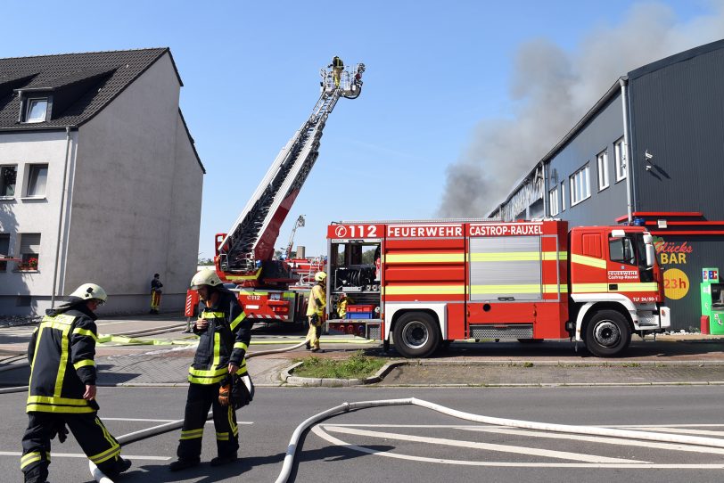 Einsatz der Feuerwehr an der Kinderwelt