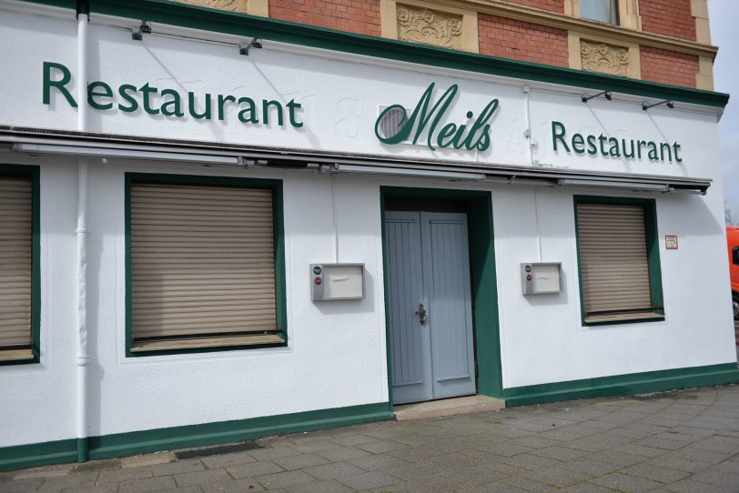 Die neu gestaltete Fassade des Restaurant 'Meils' in Crange.