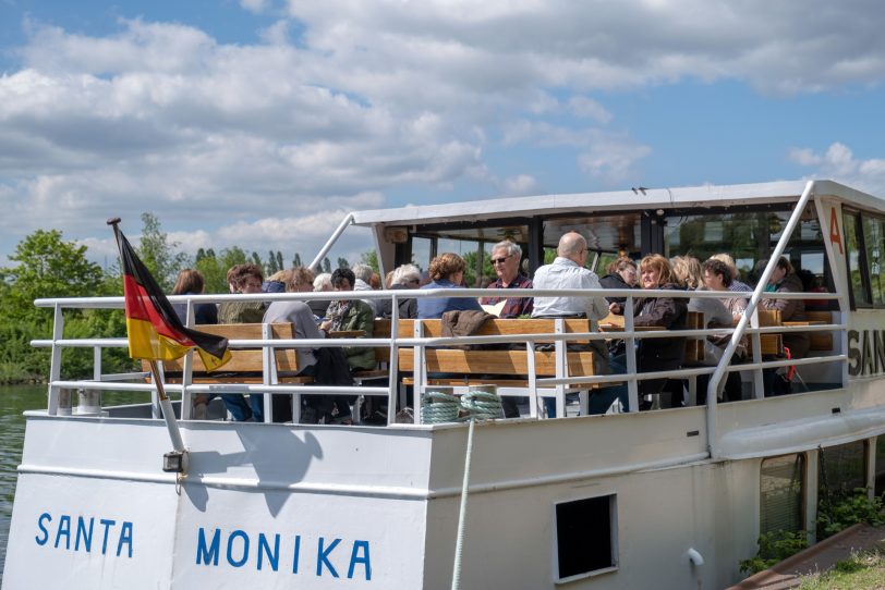 Auf dem Sonnendeck.