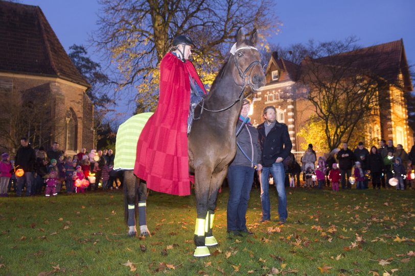 November: St. Martin reitet im Schlosspark