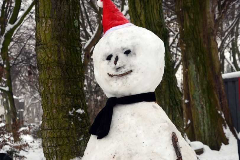 Der Schneemann liebt die Kälte, ganz im Gegensatz zu Wasserrohren..