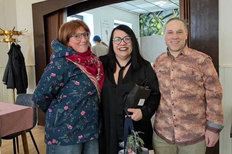 Chiara Cremon und ihr Gatte Bruno zählten natürlich zu den Gästen bei der Eröffnung von Franzis Haus Zühlke.