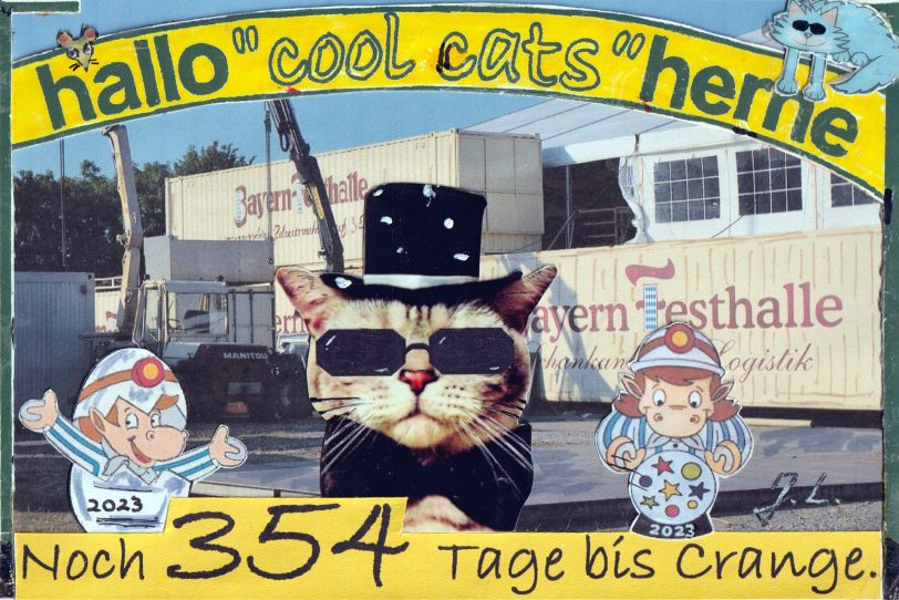 Die cool cats freuen sich: Am Montag (15.8.2022) sind es nur noch 354 Tage bis zur 539. Cranger Kirmes im Jahr 2023!