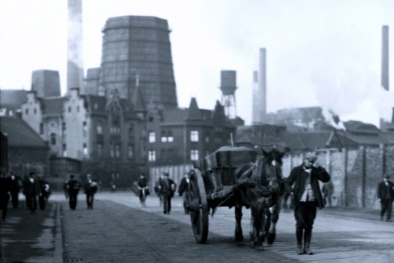 Bergleute in Dortmund um 1930.