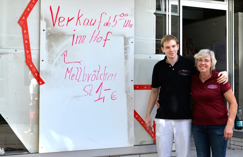 Silvia Schmidt mit dem Junior-Chef Tobias Schmidt, der den Familienbetrieb in der 4. Generation führt.