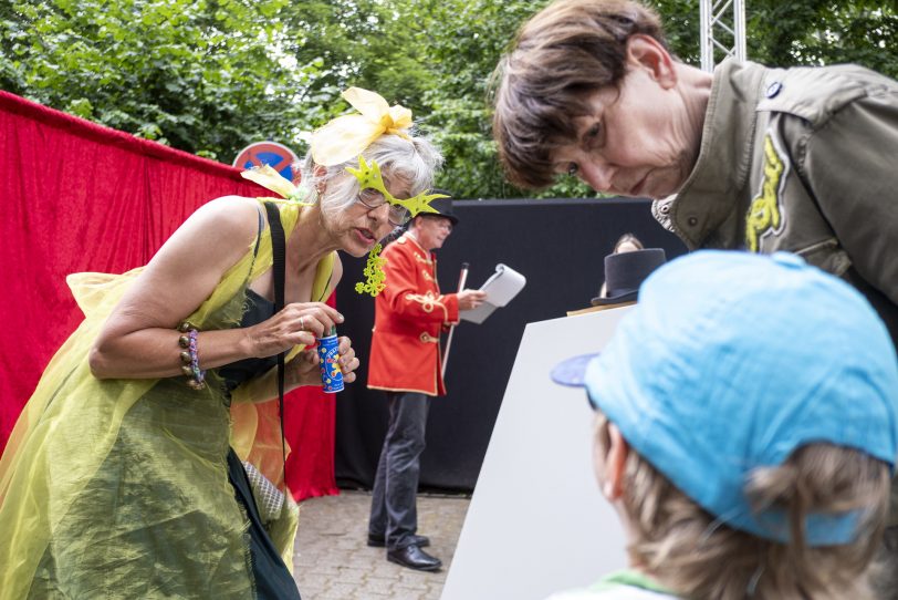 „Kuriosum“: Nachmittagsvorstellung beim Familiencircus Schnick-Schnack in Herne (NW), am Donnerstag (20.06.2019).