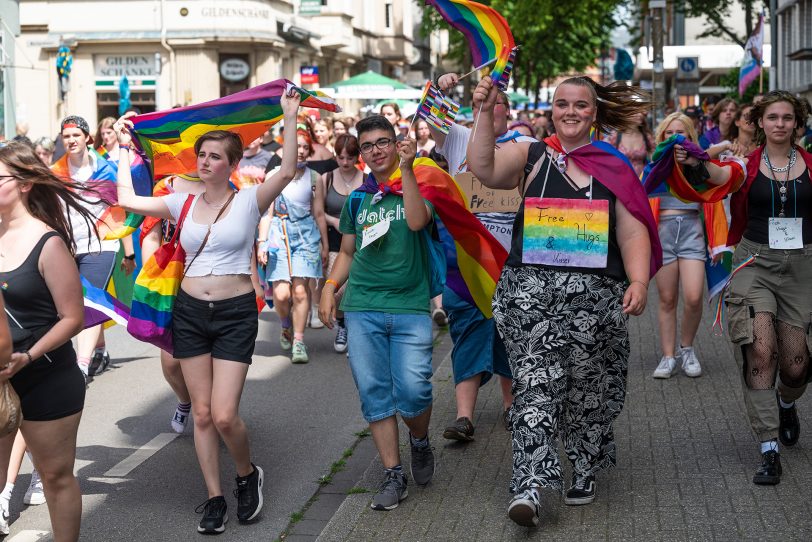 So voll wie beim Christopher Street Day (CSD) 2022 sollen auch 2023 Hernes Straßen werden.