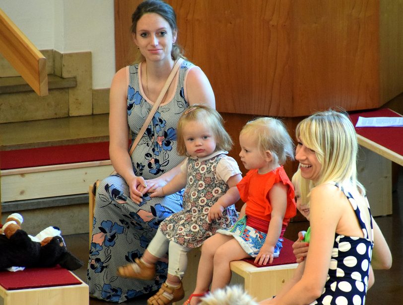 Eröffnung der Kinderkathedrale in der Christuskirche der evangelischen Petrusgemeinde.