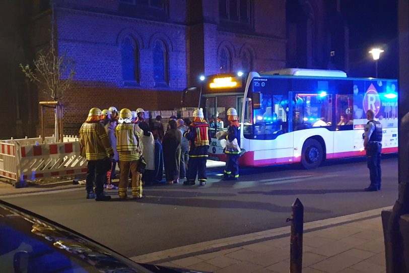 Brand an der Mont-Cenis-Straße.