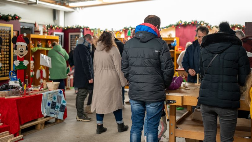 Der wewole-Adventsmarkt auf dem Gelände der Gärtnerei und Floristik an der Nordstraße lud an zwei Tagen zum Stöbern nach Geschenkideen ein.