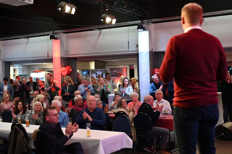 Die Wahlparty der Herner SPD zur Bundestagswahl 2025.