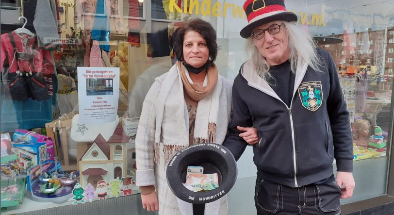 v.l. Tina Galinski und Horst Schröder.