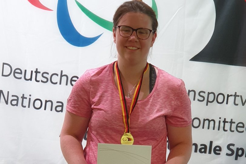 Mit Gold: Friederike Hönig von der BSG Herne in der WK 4-1.
