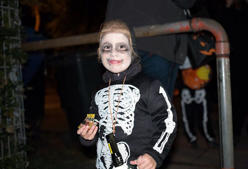 Halloween-Party im Wanner Stadtgarten.