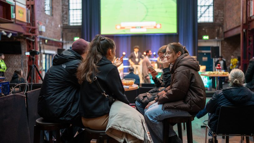 Finale der GG Open in den Flottmann-Hallen am Donnerstag (21.12.2023). Gespielt wurde "EA FC 24", Sieger wurde das Team von "Rölle 1923".