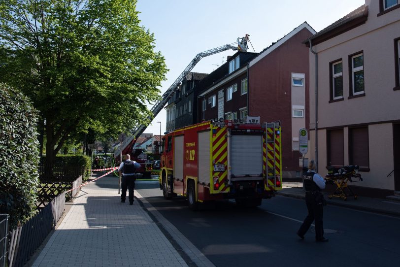 Dachstuhlbrand Hannoverstraße