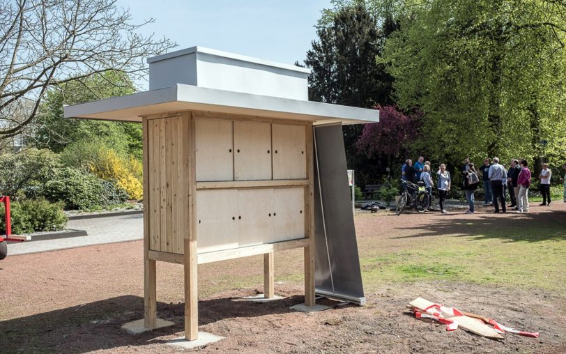 Tauschschrank im Sportpark Eickel.