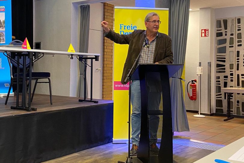 Sodinger Spitzenkandidat der FDP Klaus Füßmann.