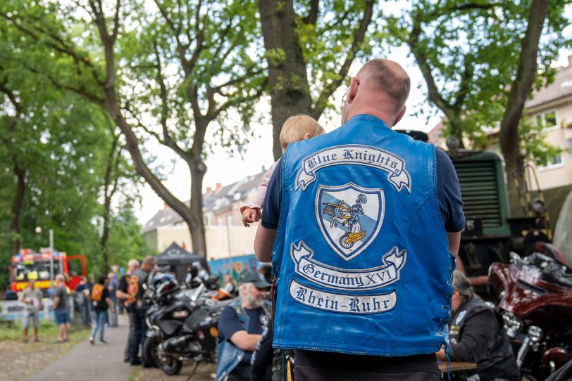 Das Kinderfest am Heimatmuseum Unser Fritz am Sonntag (2.7.2023) stand unter dem Motto "Keine Gewalt gegen Einsatzkräfte". Mit dabei waren unter anderem THW, DLRG, das DRK, Polizei, Feuerwehr sowie die Red und Blue Knights.