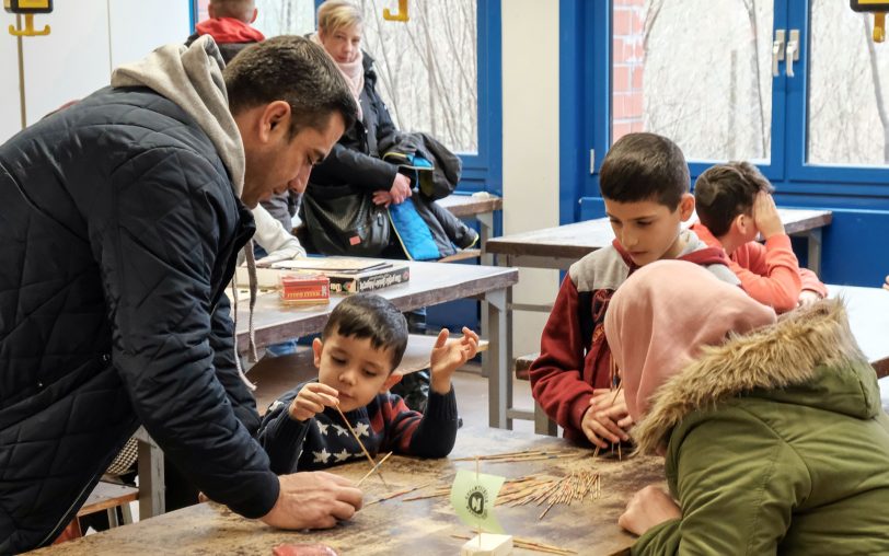 Beim Tag der offenen Tür 2018 in der Gesamtschule Wanne.