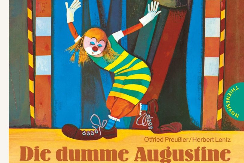 Ottfried Preußler Buchcover: Die dumme Augustine. Illustration: Herbert Lentz.