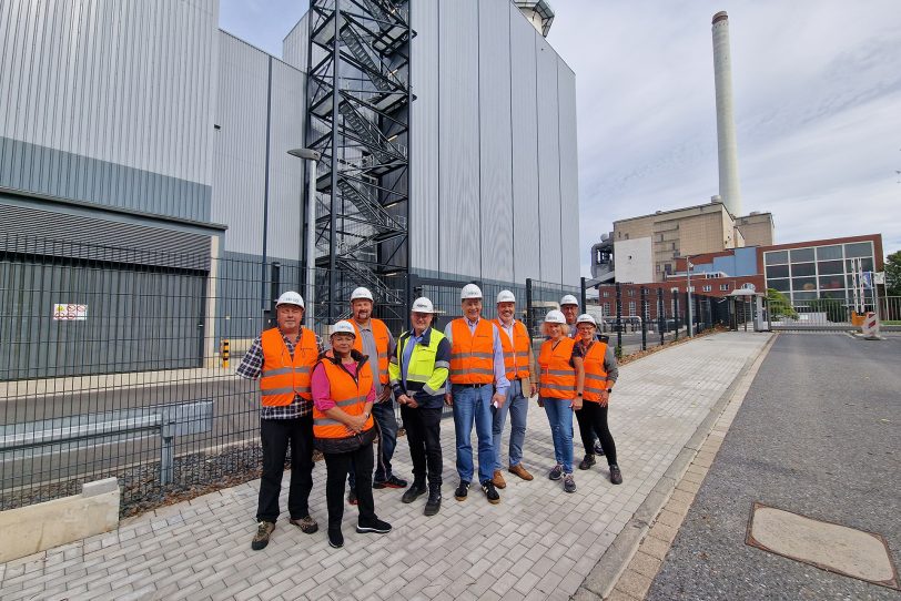 Die SPD-Ratsfraktion besichtigte die neue Gas- und Dampfturbinenanlage (GuD) in Baukau-West.