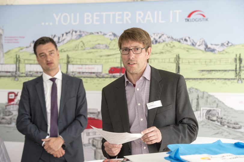 v.l. Patrick Wisotzky, Lars Günsel (Logistics Alliance)