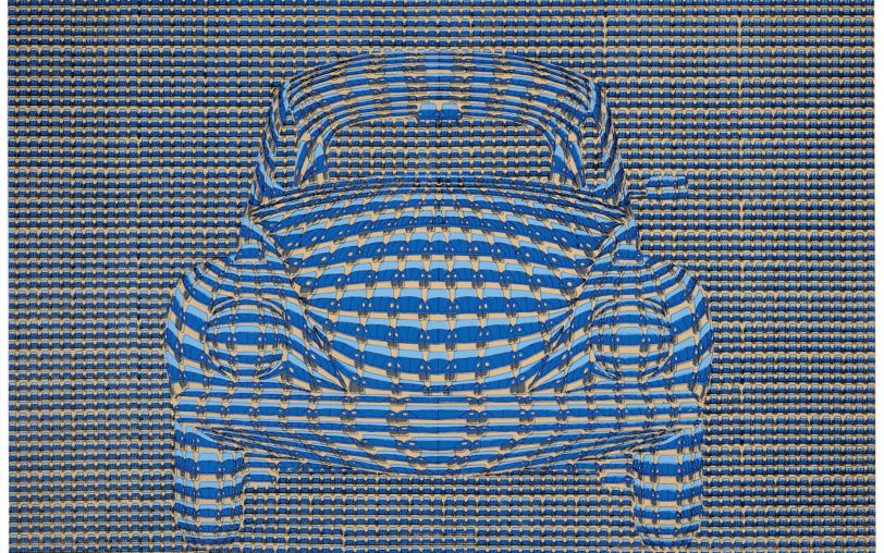 Der VW Käfer von 1969 von Thomas Bayrle.