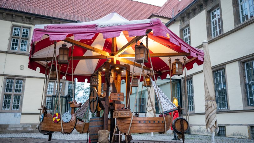 Der Mittelaltermarkt am Schlosspark von Strünkede lockte zahlreiche Besucher an.