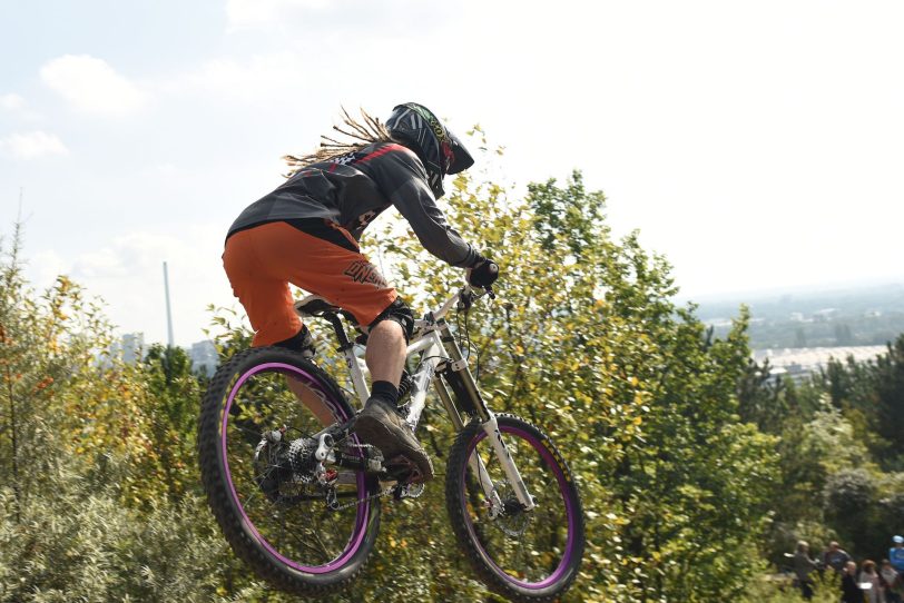 Vorstellung der neuen MTB-Strecken auf den Halden Hoppenbruch und Hoheward.