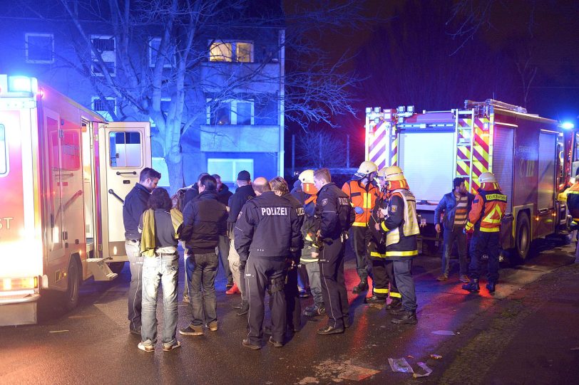 Einsatz an der Buschkampstraße.