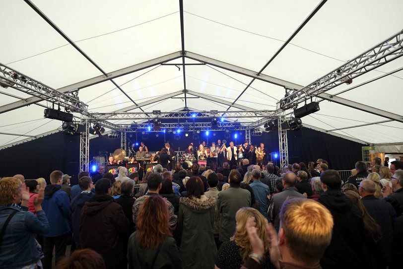 Das Rockorchester Ruhrgebeat im Gysenberg.