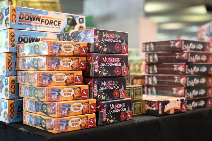 Spielentwickler und Händler präsentierten auf dem SpieleWahnsinn neue Spiele zum ausprobieren und kaufen.