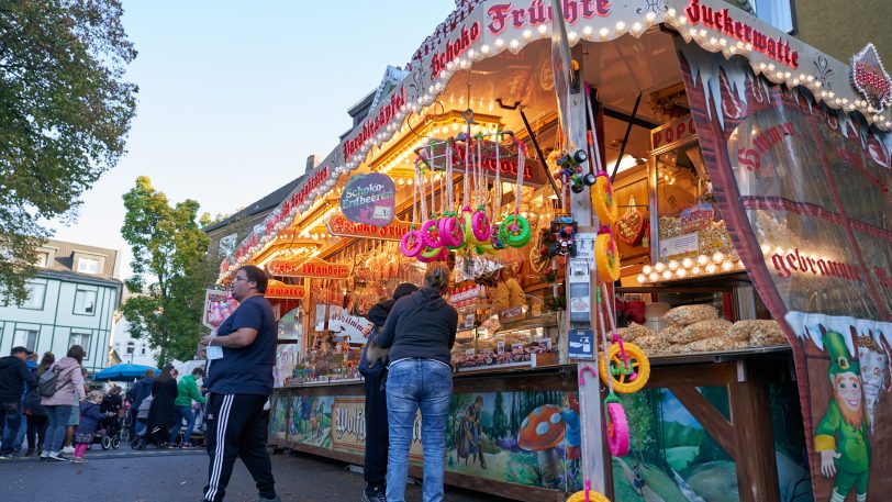 Das Herbstfest in Eickel startete bei bestem Herbstwetter.