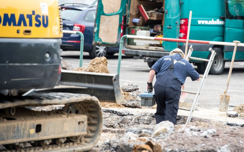 Bombenentschärfung in Wanne-Süd.