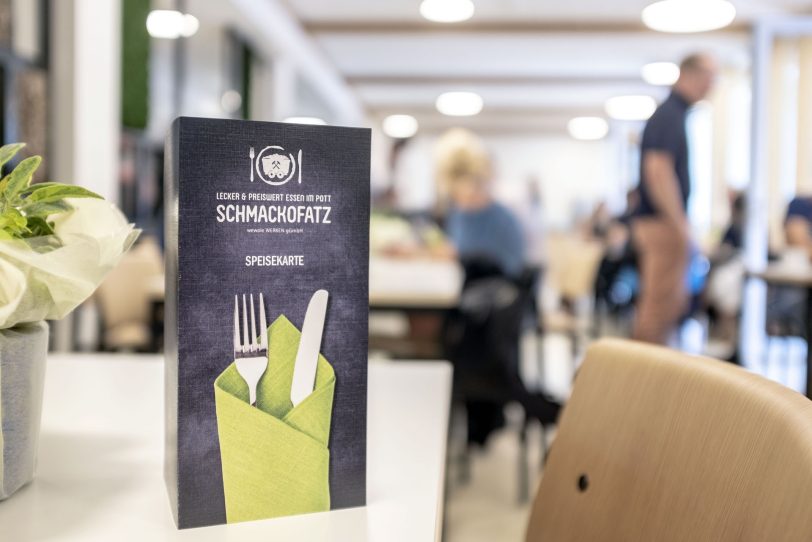 Schmackofatz-Eröffnung, die Kantine im Technischen Rathaus der Stadt.