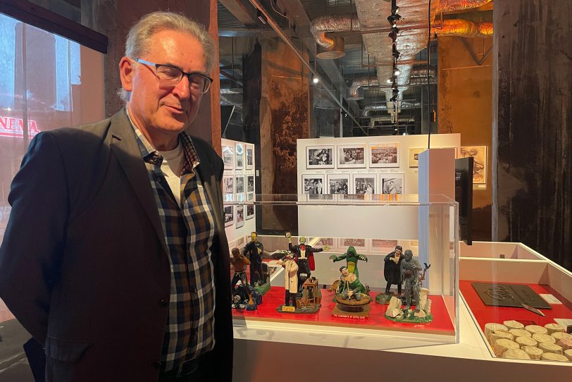 Klaus Füßmann bei der Kino-Ausstellung