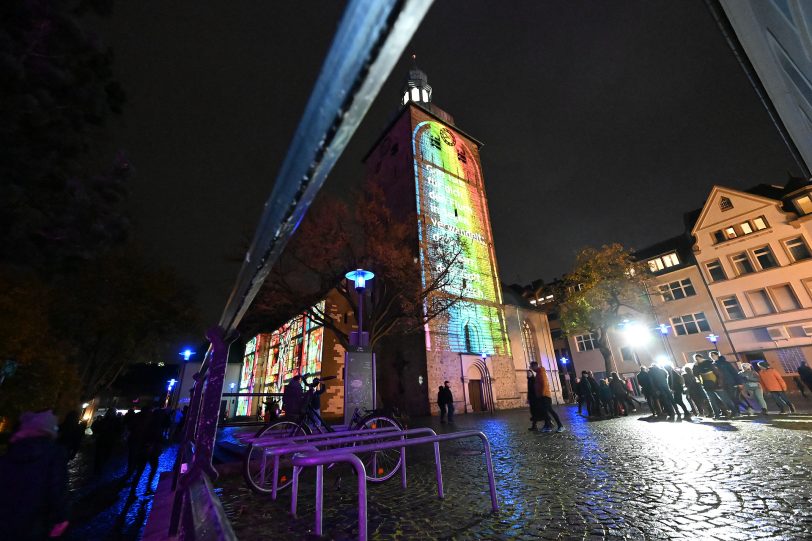 Recklinghausen leuchtet nach eine Jahr Corona-bedingter Pause wieder.