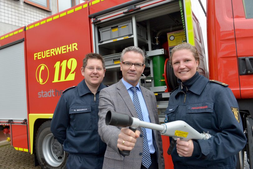 v.l. Arne Begrich, Dr. Frank Burbulla, Katharina Timm.