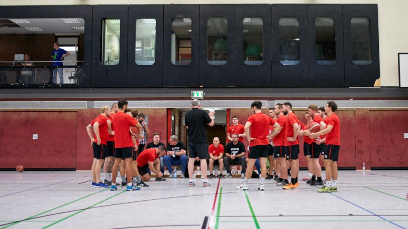 HTC Basketballerinnen spielen gegen die HEV Miners ein lockeres Basketballspiel am Mittwoch (8.9.2021). Die Basketballerinnen gewannen 39:33.