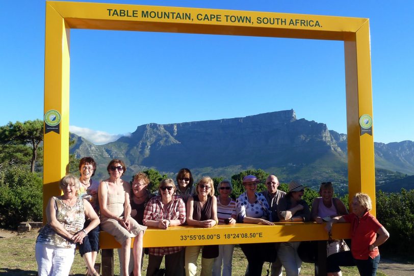 ID55 Reisegruppe in Südafrika.