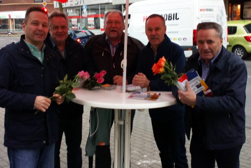 Michael Umbach (l.) am Muttertag.