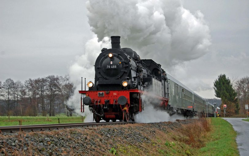 Der Museumszug der Eisenbahnfreunde Witten.