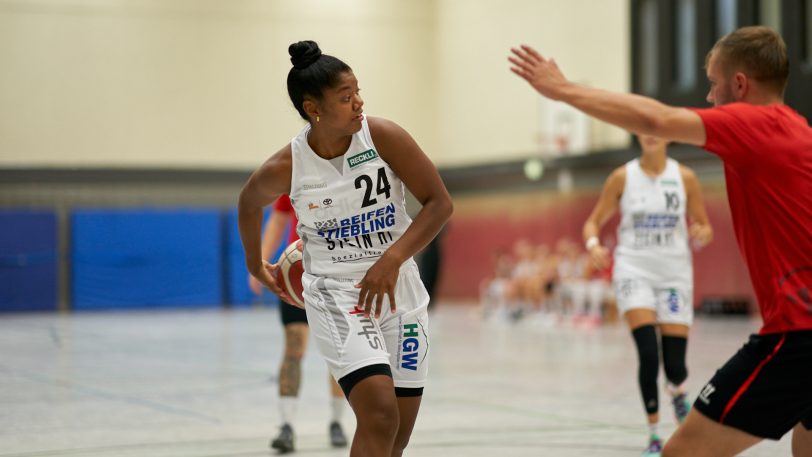 HTC Basketballerinnen spielen gegen die HEV Miners ein lockeres Basketballspiel am Mittwoch (8.9.2021). Die Basketballerinnen gewannen 39:33.