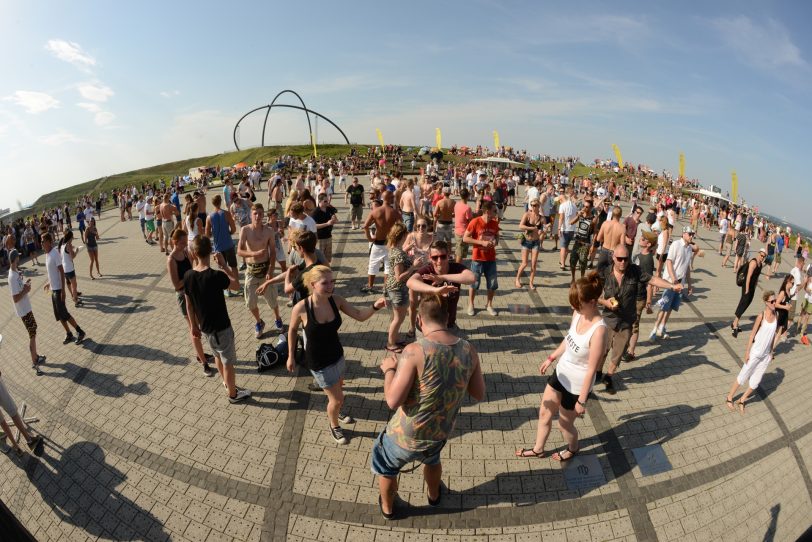 Sunset Picknick Emscher Landschaftspark mit DJ Phil Fuldner auf der Halde Hoheward