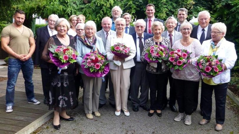 Die Jubilare des HTC.