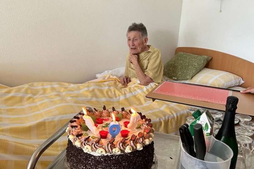 Margarethe Neumann feierte ihren 105. Geburtstag.