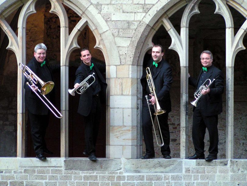 Das Quartett Classic Brass Ruhr.